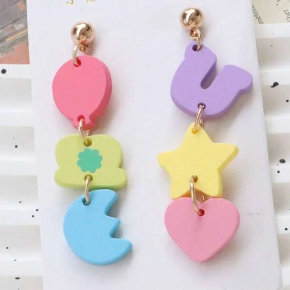 Lucky Charms Marshmallow Dangle Earrings - Picture 4 of 8